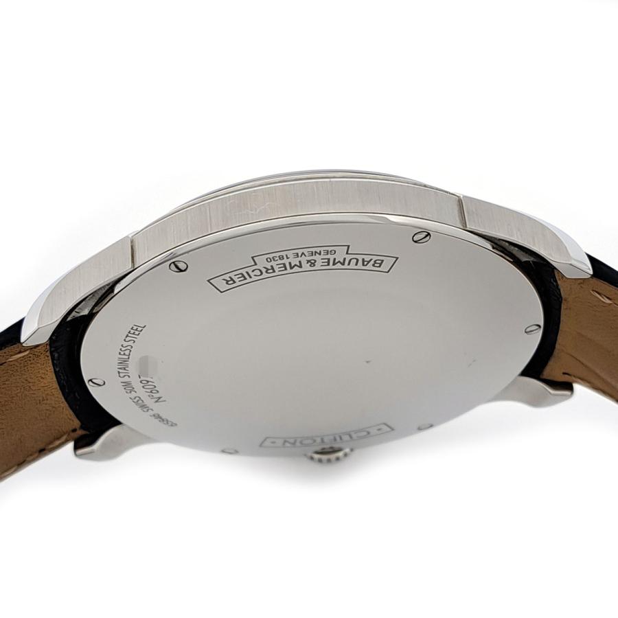 ボーム＆メルシエ クリフトン M0A10420 クオーツ ステンレススティール メンズ Baume & Mercier 中古 【時計】の画像