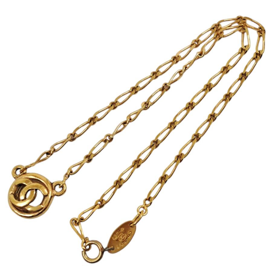 シャネル ココマーク ヴィンテージ ラウンド ネックレス メタル ユニセックス CHANEL 中古 【アパレル・小物】_2