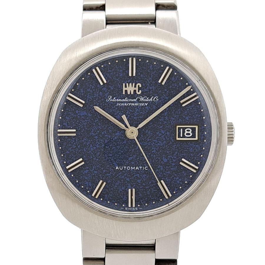 IWC オールドインター ブルーマーブルダイヤル C.8541 R815A 自動巻き ステンレススティール メンズ IWC 【中古】 【時計】 IWC SCHAFFHAUSEN（IWCシャフハウゼン） IWC オールドインター ブルー