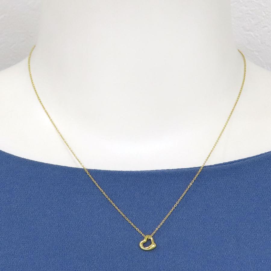 TIFFANY&Co.（ティファニー） オープンハート ネックレス Au750