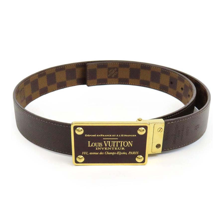 ☆ドリーム荒牧店☆LOUIS VUITTON　ルイヴィトン サンチュール イニシャル ベルト ダミエ エベヌ M9807 ☆ドリーム荒牧店☆LOUIS VUITTON ルイヴィトン サンチュール