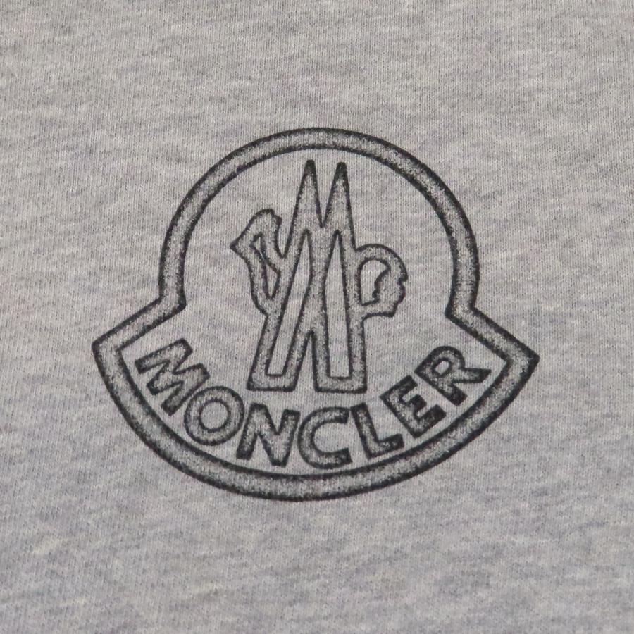 モンクレール ロゴ プリント トレーナー 8G000 51 899V4 メンズ グレー MONCLER 中古 【アパレル・小物】_4