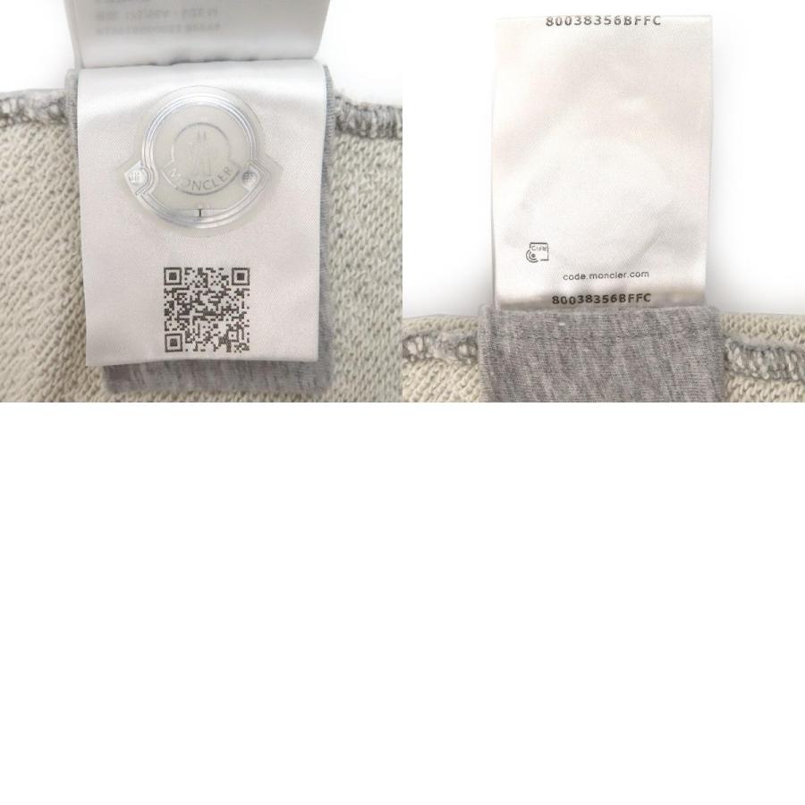 モンクレール ロゴ プリント トレーナー 8G000 51 899V4 メンズ グレー MONCLER 中古 【アパレル・小物】_9