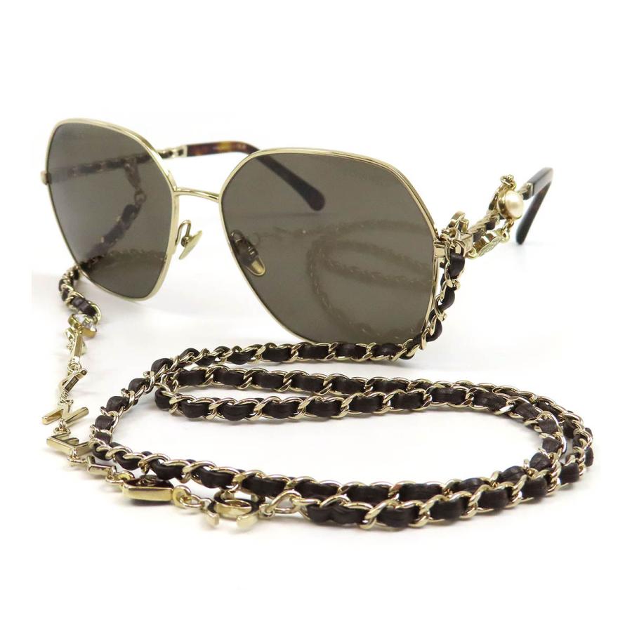 CHANEL（シャネル） ココマーク チェーン サングラス 4275-Q ユニ