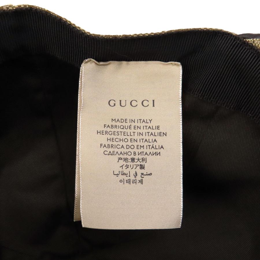 GUCCI（グッチ） GGキャンバス シェリー ライン ベースボール キャップ