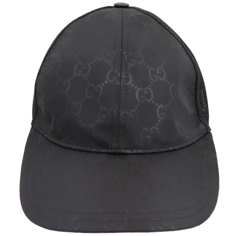 ☆美品☆ グッチ　GG柄　ナイロン　メッシュ　キャップ　帽子　ユニセックス GUCCI（グッチ） GG ナイロン メッシュ キャップ ユニセックス