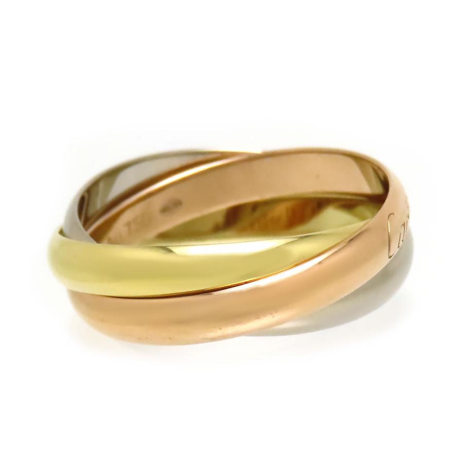Cartier（カルティエ） トリニティ リング SM #51 Au750 (K18YG K18WG 