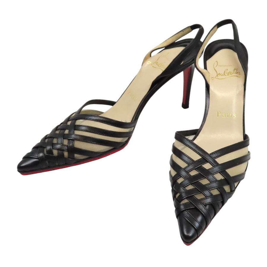 Christian Louboutin（クリスチャンルブタン） クロス編み ハイヒール 