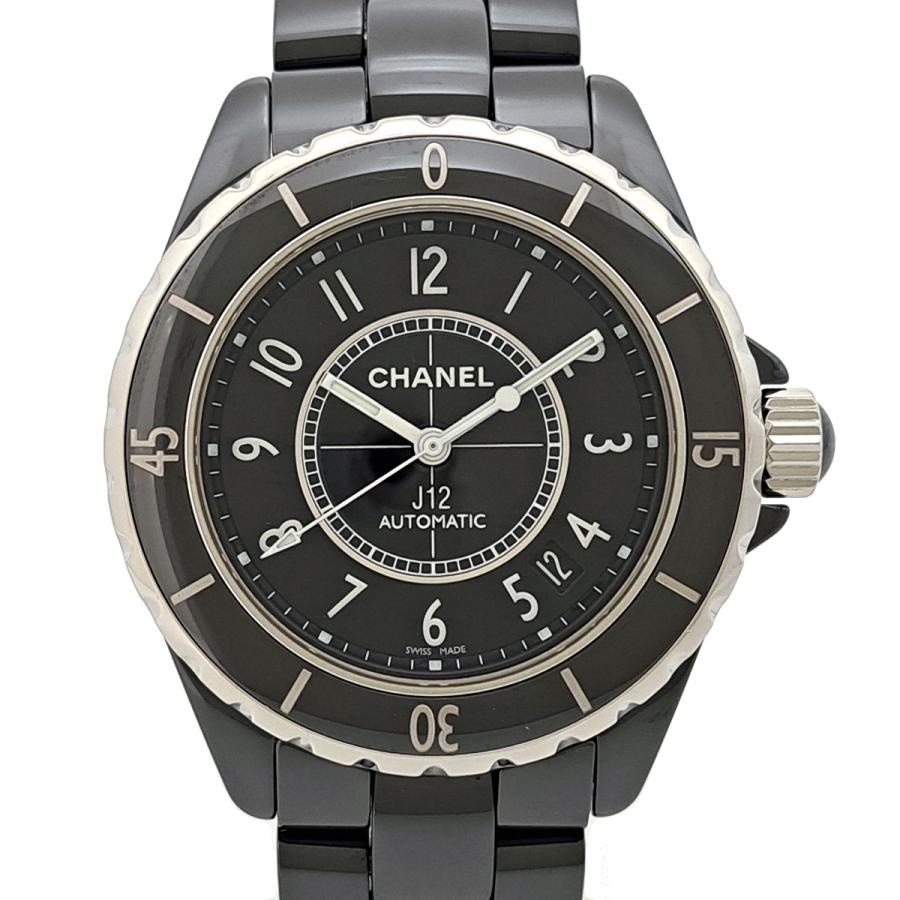 シャネル J12 38mm オートマティック Overhauled H0685 自動巻き ブラックセラミック メンズ CHANEL 【中古】 【時計】 CHANEL（シャネル） J12 38mm オートマティック Overhauled H0685 自動