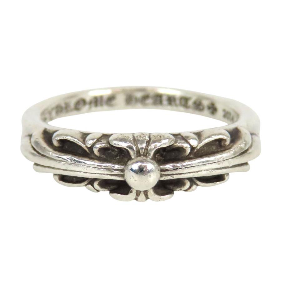 クロムハーツ ベイビー クラシック フローラル クロス リング 20号 SV925 ユニセックス CHROME HEARTS 【中古】 【アパレル・小物】 クロムハーツ ベイビー クラシック フローラル クロス リング 20号