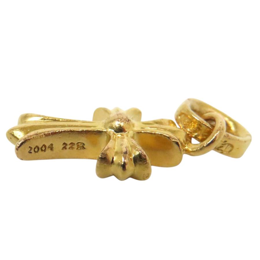 クロムハーツ ベイビーファット PAVE ダイヤ ピアス 22K 14K(ポスト