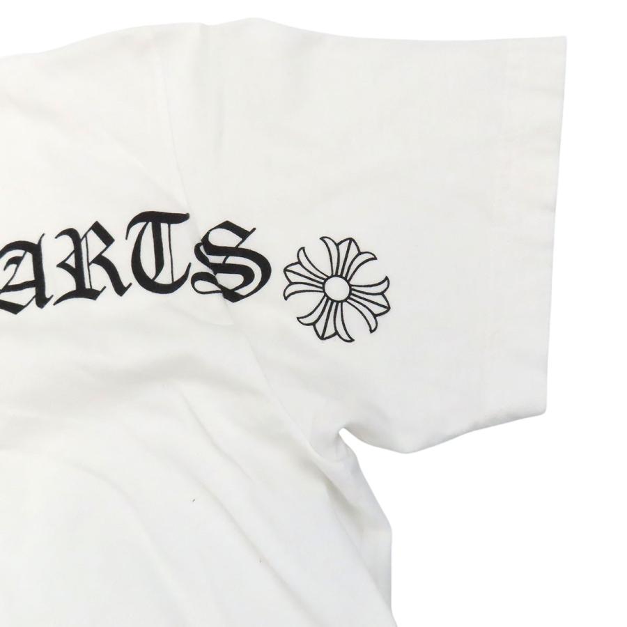 未使用保管品　Chrome Hearts 剣デザイン白 TシャツLサイズ　洗濯済 クロムハーツ バック アーチ ロゴ Tシャツ メンズ ホワイト CHROME