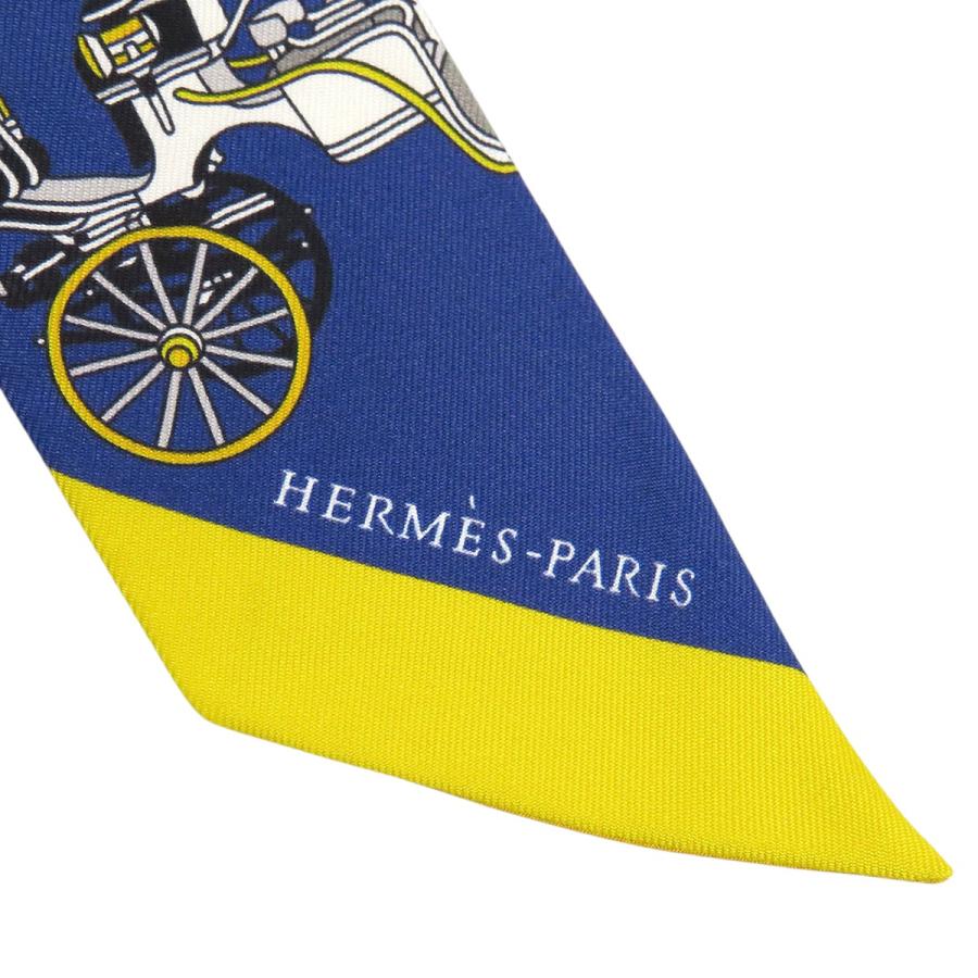 HERMES（エルメス） ツイリー Voitures Exquises 精巧な馬車 スカーフ