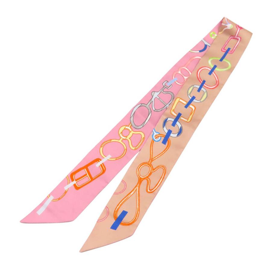 エルメス ツイリー 美品 HERMES（エルメス） ツイリー Do Re Boucles ドゥ レ ブックル