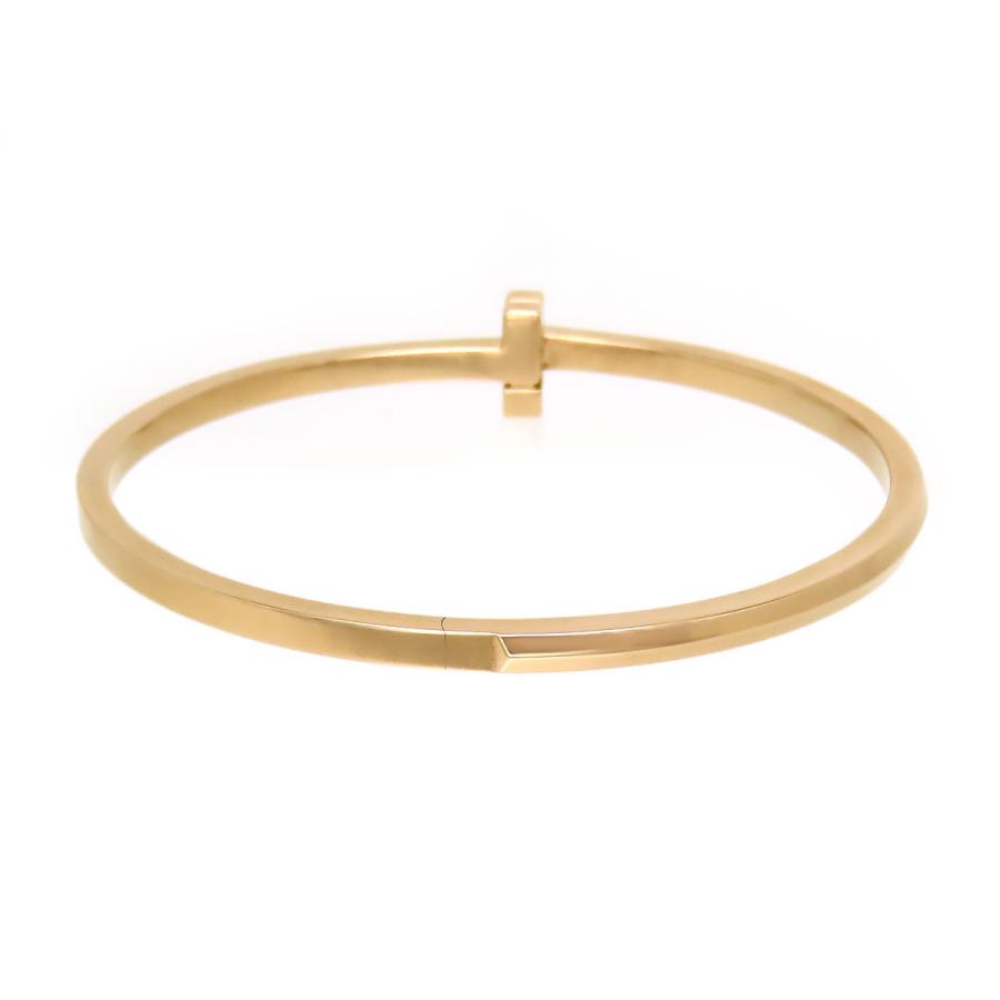 TIFFANY&Co.（ティファニー） Tワン ヒンジ バングル ナロー #17 Au750