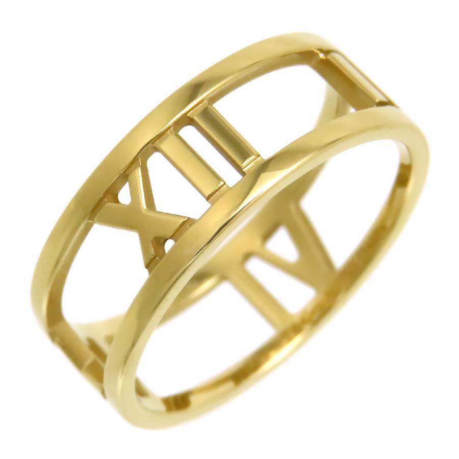 GACKTop！TIFFANY＆CO. K18YG Au750 リング、 TIFFANY&Co.（ティファニー） オープン アトラス リング #16 AU750