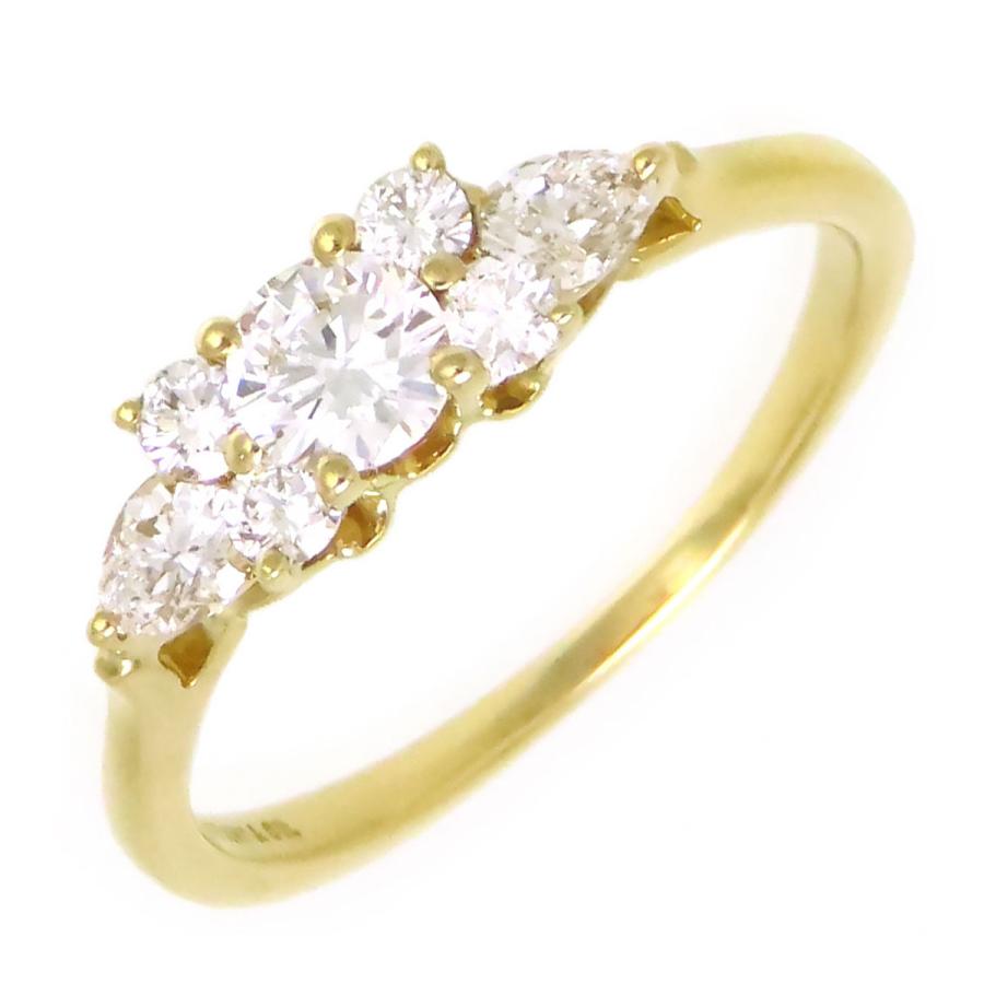 TIFFANY&Co.（ティファニー） セブンストーン リング #11.5 750 (K18YG