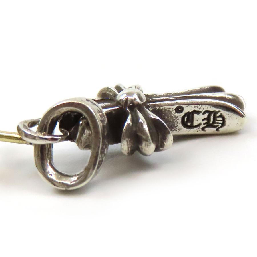 クロムハーツ ベイビーファット ドロップ ピアス SV925 14K ユニ