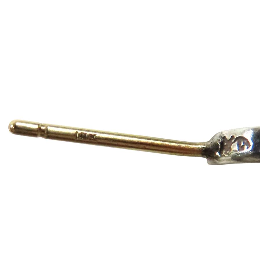 クロムハーツ ベイビーファット ドロップ ピアス SV925 14K ユニ