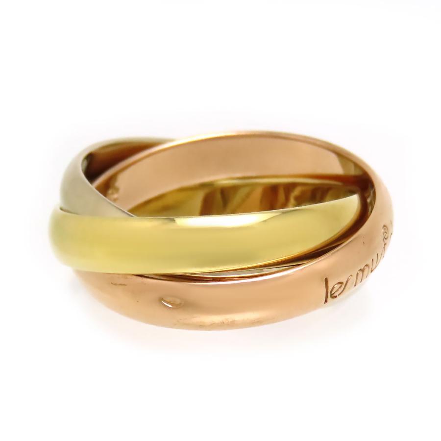 Cartier（カルティエ） トリニティ リング #52 750 (K18WG K18YG K18PG 