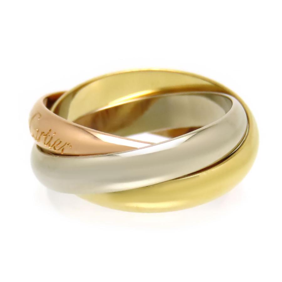 Cartier（カルティエ） トリニティ リング #51 750 (K18WG K18YG K18PG