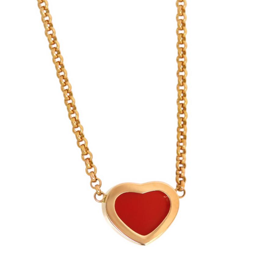 ✨美品ショパール 赤いハートネックレス 美品 箱付き Chopard（ショパール） マイ ハッピー ハート ネックレス 81A086-5801