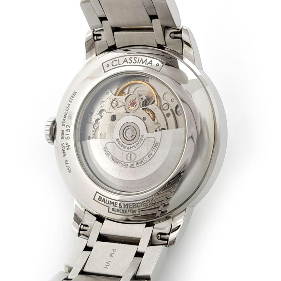 ボーム＆メルシエ クラシマ M0A10215 自動巻き ステンレススティール メンズ Baume & Mercier 中古 【時計】の画像