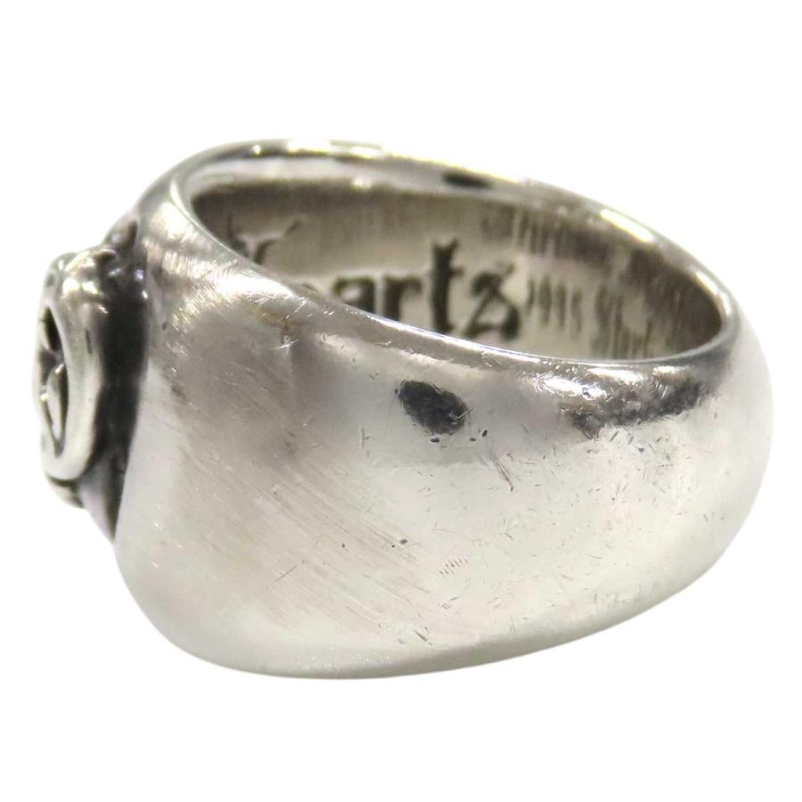 クロムハーツ ハート イン バンド リング 6.5号 Sterling ユニセックス