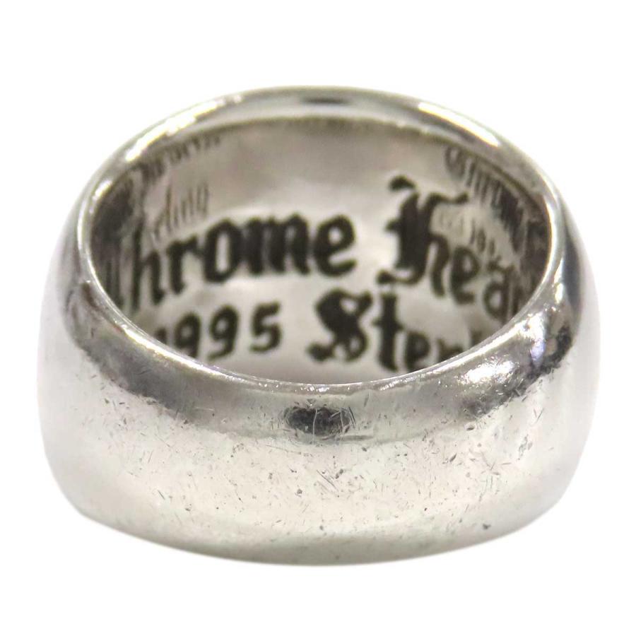 クロムハーツ ハート イン バンド リング 6.5号 Sterling ユニセックス