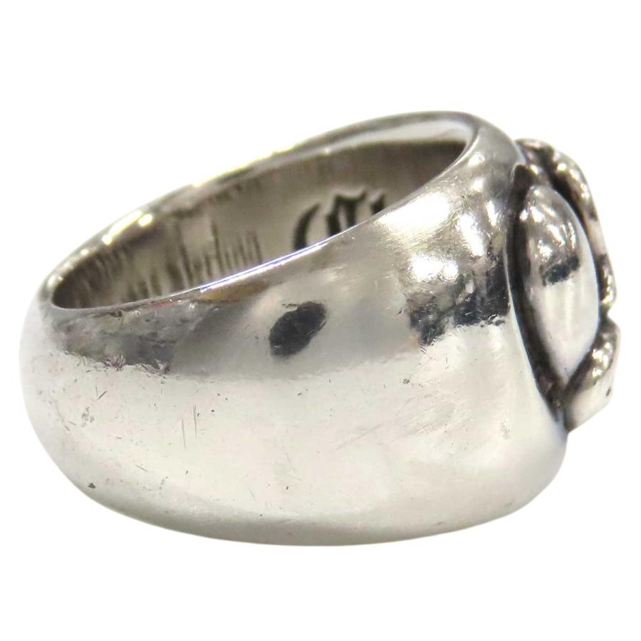 クロムハーツ ハート イン バンド リング 6.5号 Sterling ユニセックス