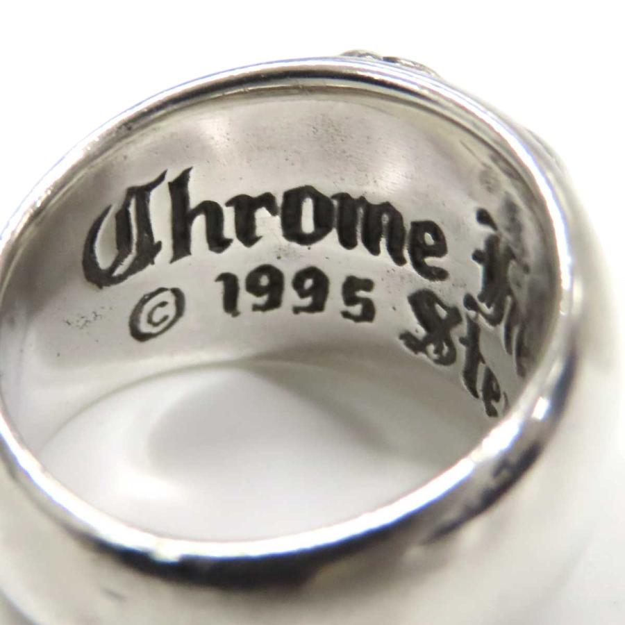 クロムハーツ ハート イン バンド リング 6.5号 Sterling ユニセックス