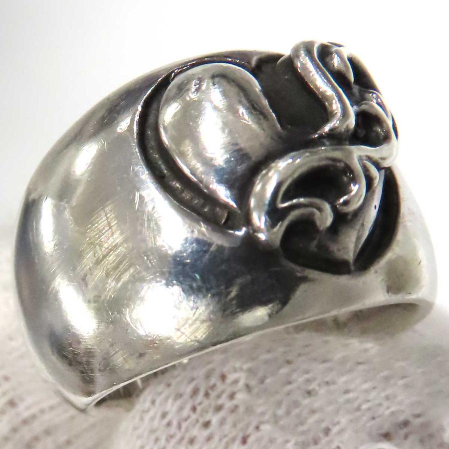 クロムハーツ ハート イン バンド リング 6.5号 Sterling ユニセックス