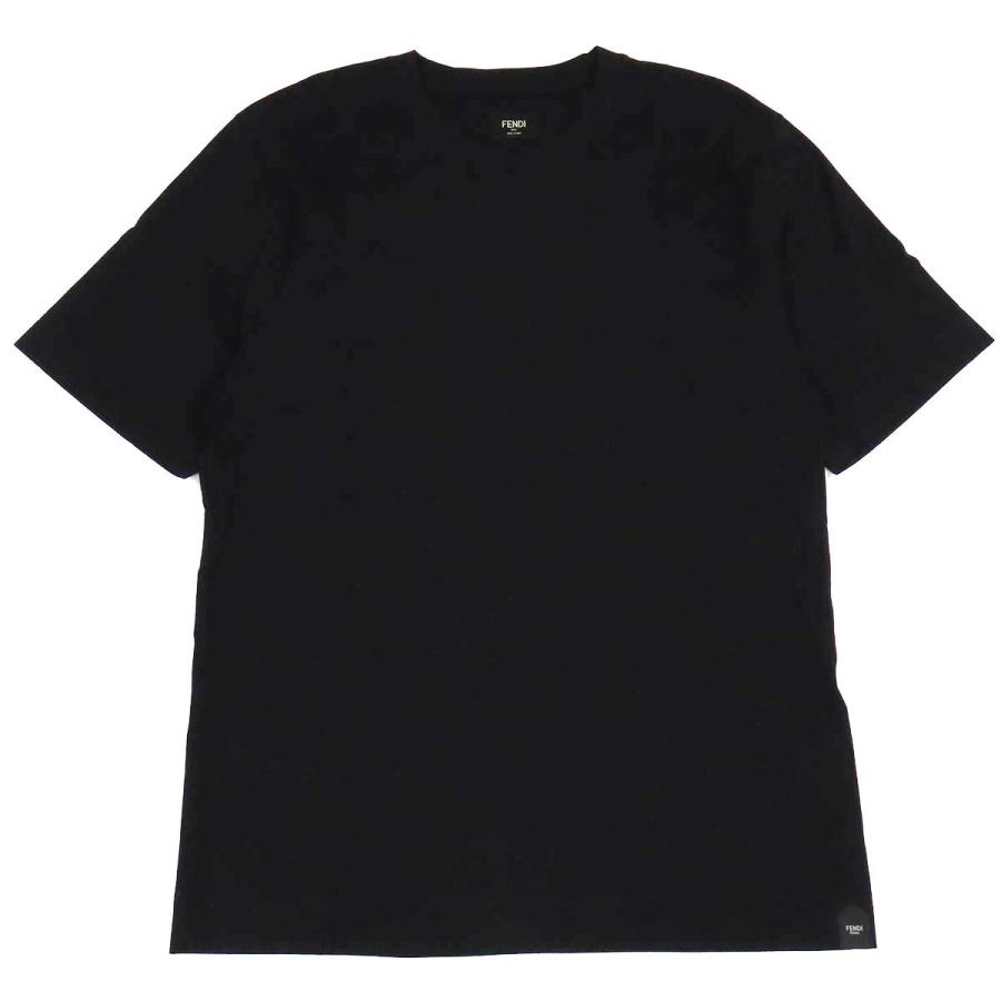 FENDI（フェンディ） STAFF ONLY Tシャツ FY0936 AR74 メンズ ブラック 