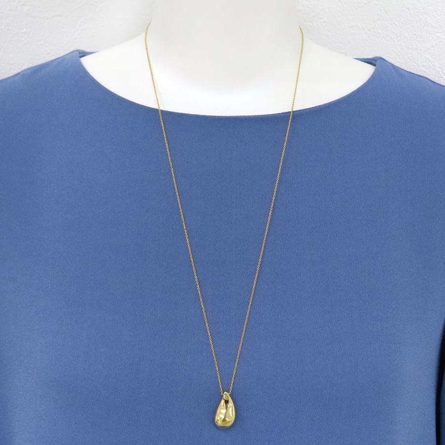 TIFFANY&Co.（ティファニー） ティアドロップ ネックレス 750 (K18YG 