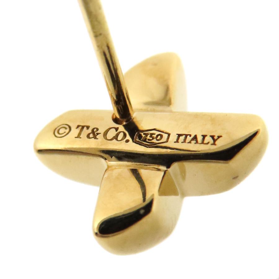 TIFFANY&Co.（ティファニー） クロスステッチ ピアス 750 (K18YG 