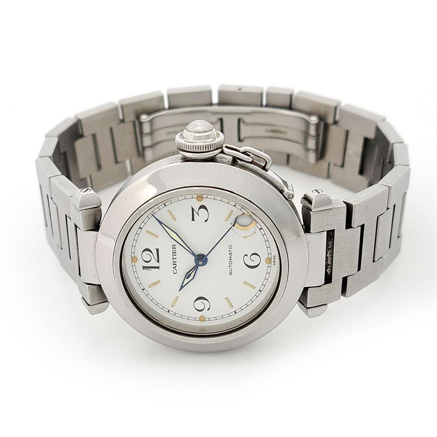 カルティエ Cartier パシャC W31015M7 ホワイト SS 自動巻き ユニセックス 腕時計 Cartier（カルティエ） パシャ C ドゥ ウォッチ W31015M7 自動巻き