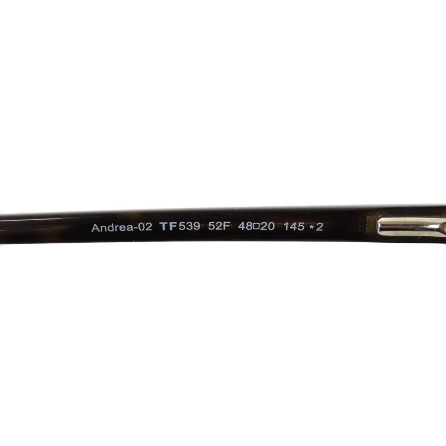 トムフォード Andrea-02 サングラス TF539 52F ユニセックス ブラウン
