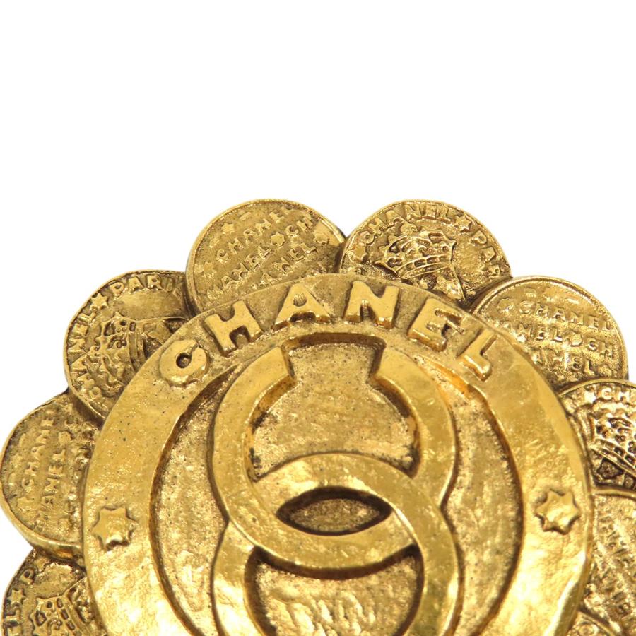 CHANEL（シャネル） ココマーク フラワー ヴィンテージ ブローチ GP