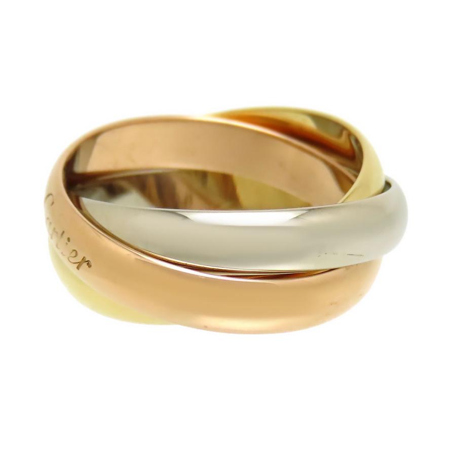 Cartier（カルティエ） トリニティ リング #49 750 (K18WG K18YG K18PG