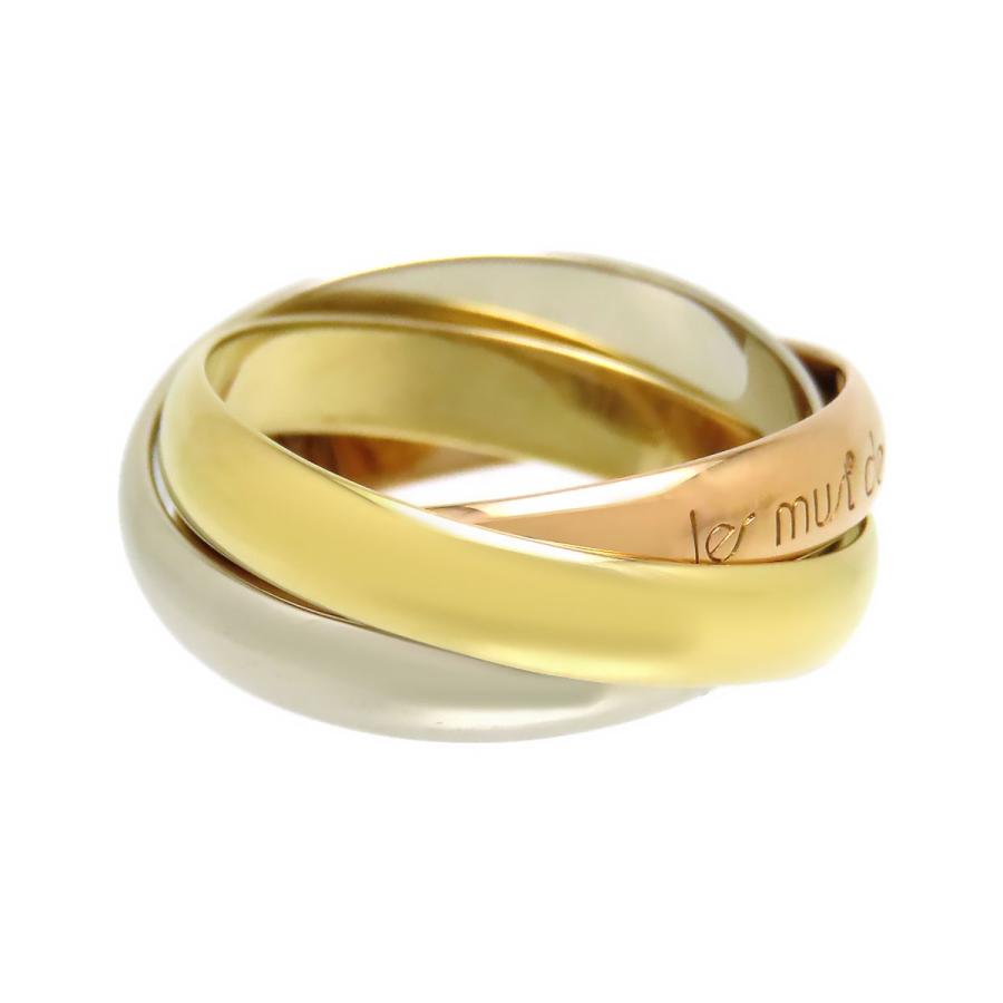 Cartier（カルティエ） トリニティ リング #49 750 (K18WG K18YG K18PG