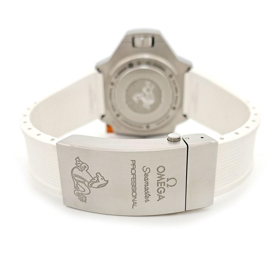 OMEGA オメガ ウォッチ シーマスター プロプロフ 時計 224.32.55.21.04.001 腕時計_x000D_
 ステンレス/ラバー ホワイト 自動巻き ボーイズ【中古】432 OMEGA（オメガ） シーマスター プロプロフ 224.32.55.21.04.001 自動