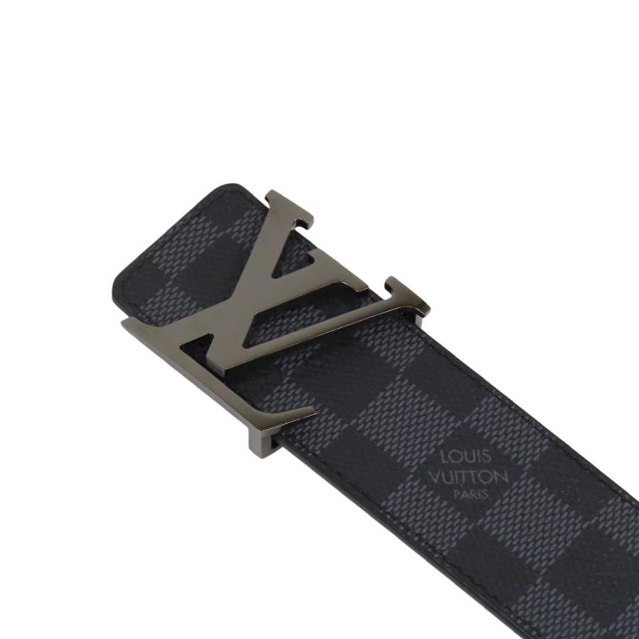 美品✨　ルイヴィトン サンチュール イニシャル ダミエグラフィット LV 黒 LOUIS VUITTON（ルイ・ヴィトン） サンチュール LV イニシャル ベルト