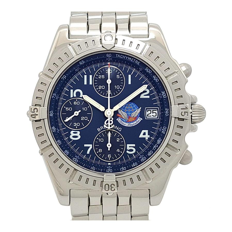 ブライトリング クロノマット ブルーインパルス 日本限定 A13353 自動巻き ステンレススティール メンズ BREITLING 【中古】 【時計】 ブライトリング（BREITLING） クロノマット ブルーインパルス 日本限定