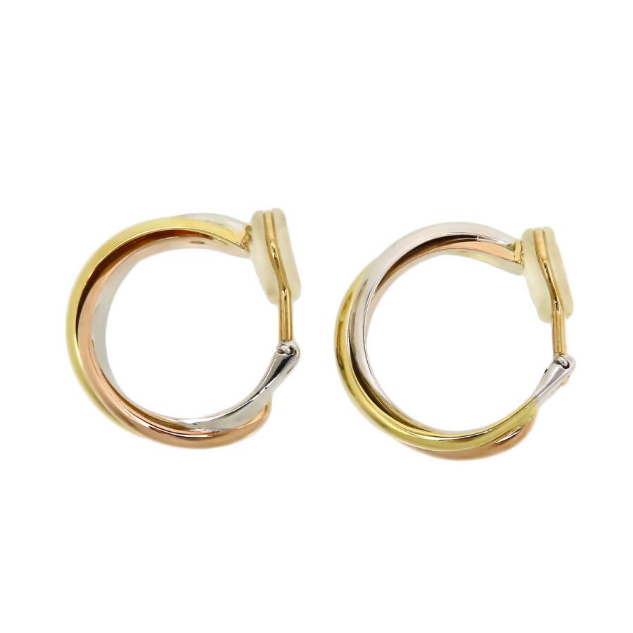 Cartier（カルティエ） トリニティ イヤリング 750 (K18WG K18YG K18PG 