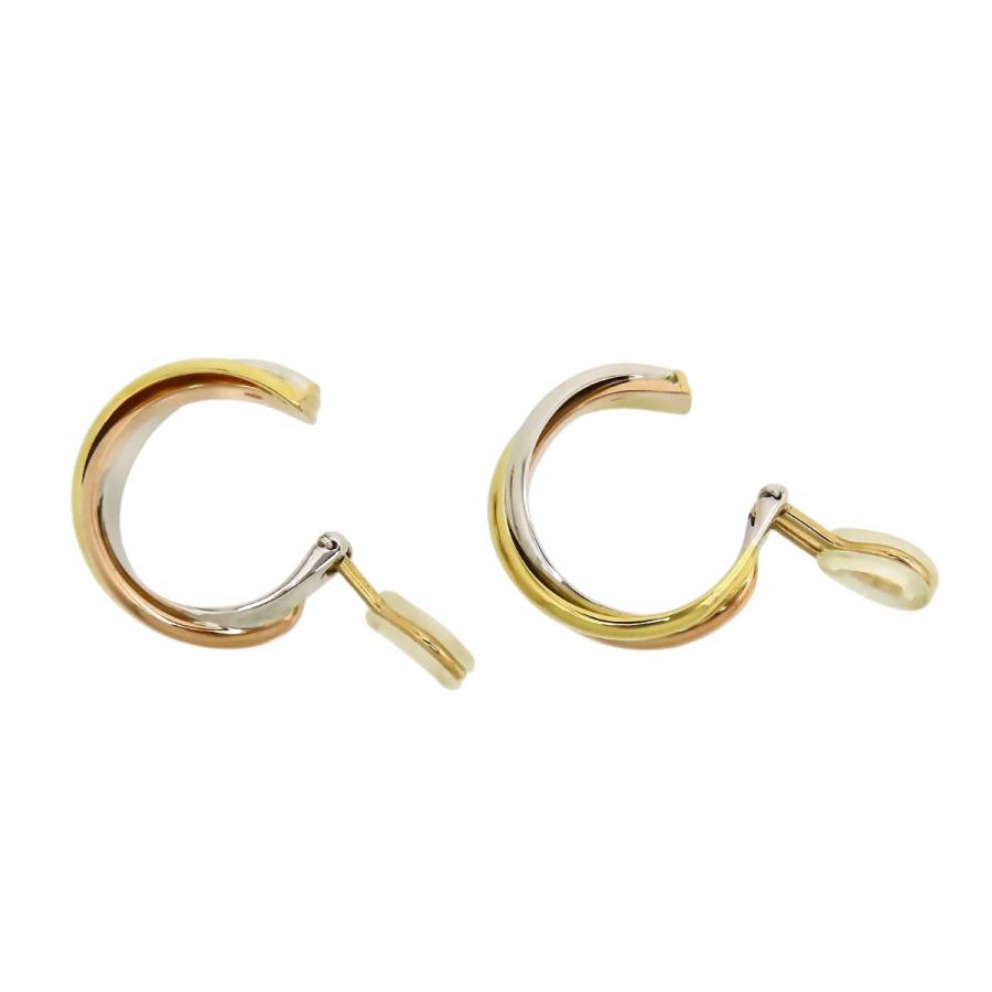 Cartier（カルティエ） トリニティ イヤリング 750 (K18WG K18YG K18PG 