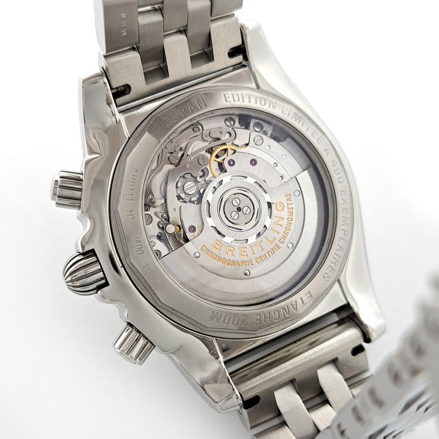 ブライトリング クロノマット44 ブラックMOP AB0111 自動巻き ステンレススティール メンズ BREITLING 【中古】 【時計】 ブライトリング（BREITLING） クロノマット44 ブラックMOP AB0111 自動