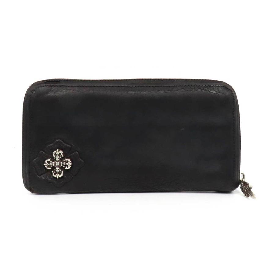 クロムハーツ フィリグリープラス ウォレット ユニセックス ブラック CHROME HEARTS 【中古】 【アパレル・小物】 クロムハーツ フィリグリープラス ウォレット ユニセックス ブラック