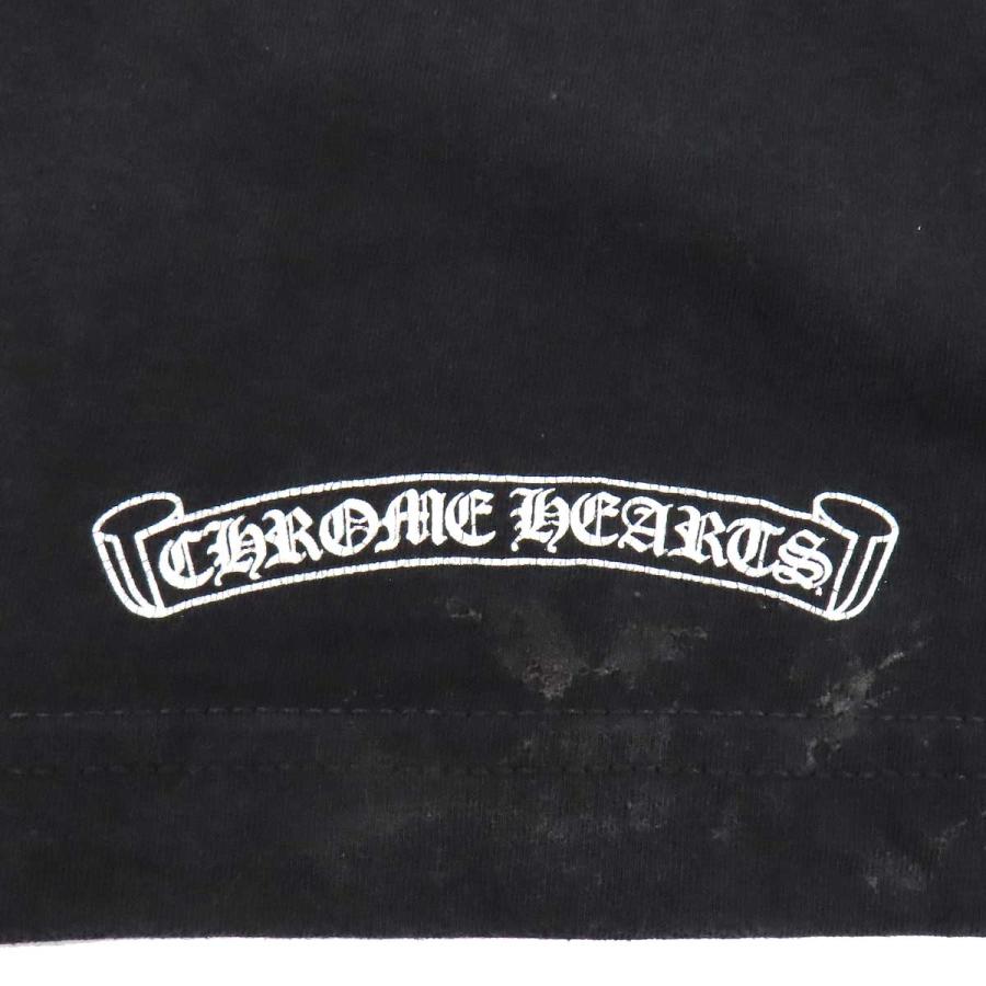 クロムハーツ ホースシュー セメタリークロス Tシャツ メンズ ブラック