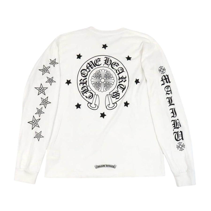 クロムハーツ ホースシュー スター プリント ロングスリーブ Tシャツ 