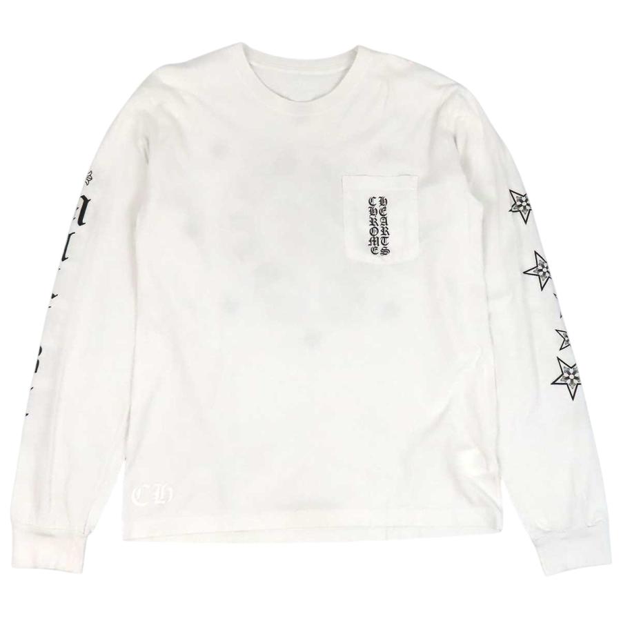 クロムハーツ ホースシュー スター プリント ロングスリーブ Tシャツ 